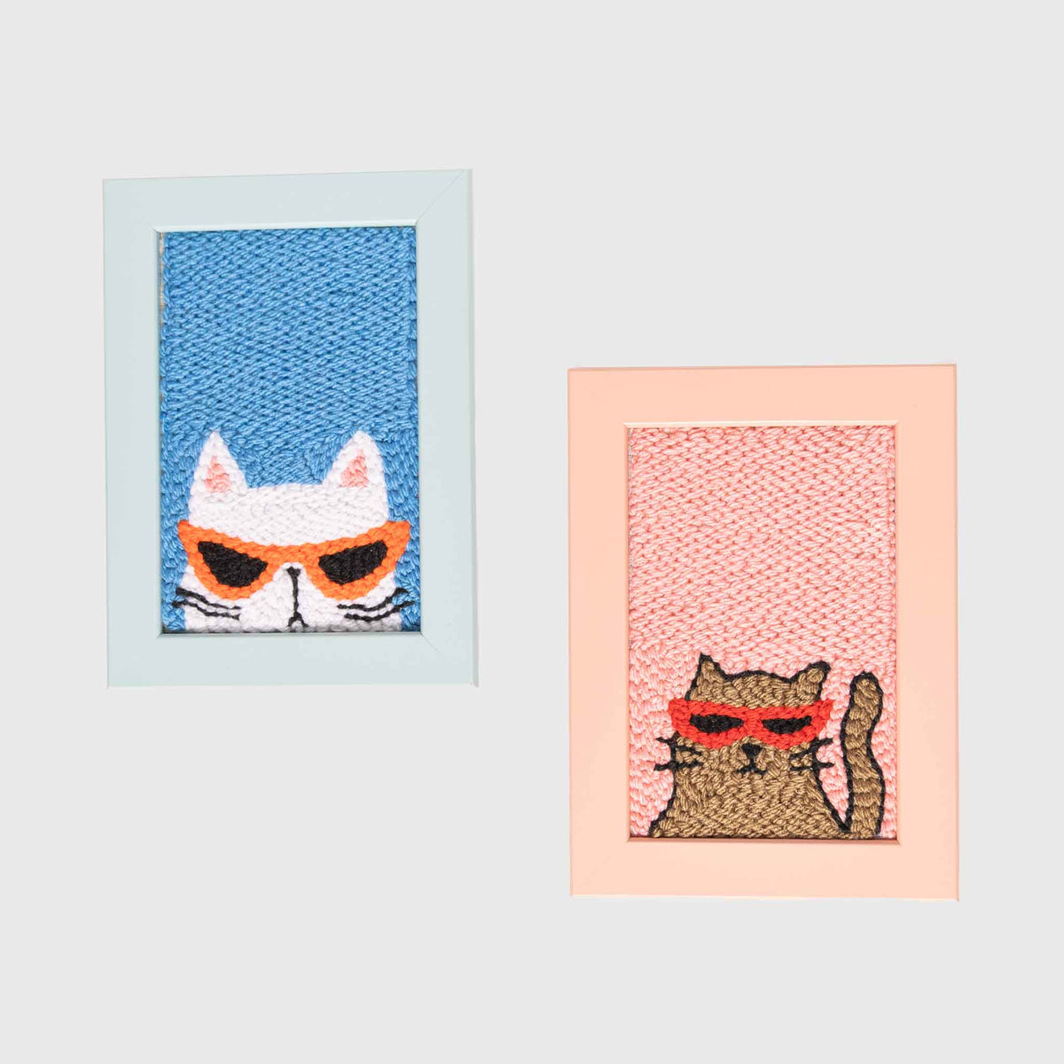 BLUE CAT wall decor