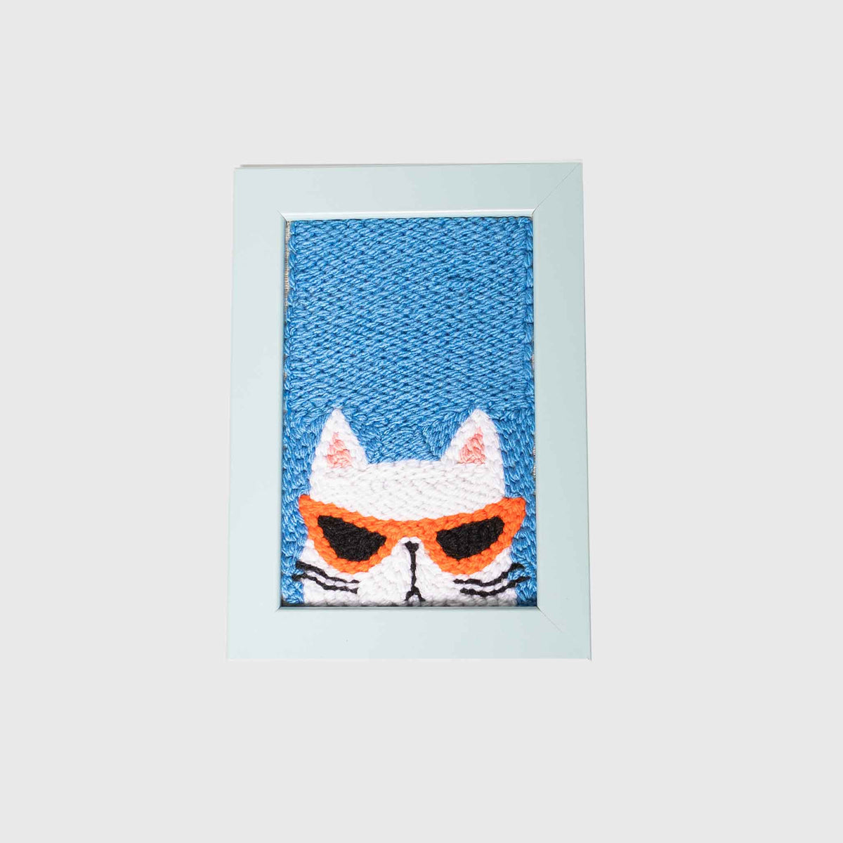 BLUE CAT wall decor