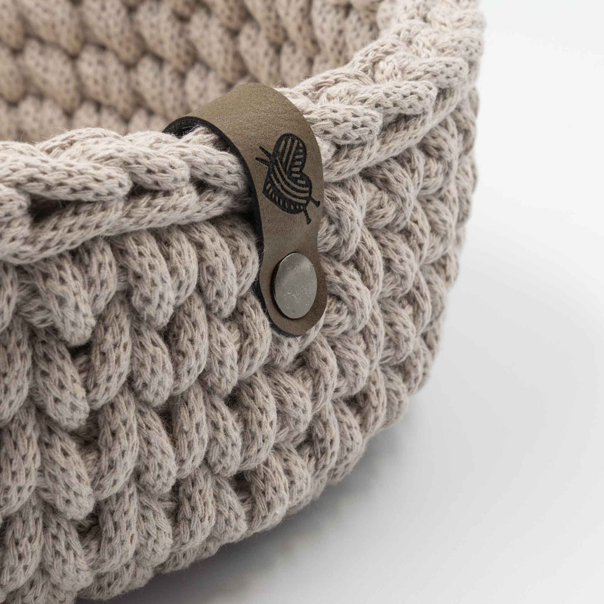 CROCHET BASKET pearl