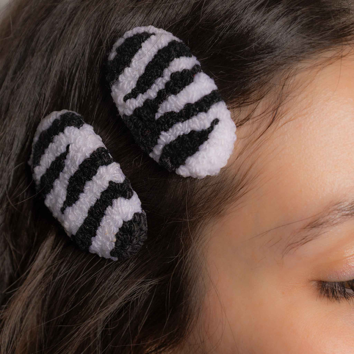 ZEBRA  hairclips