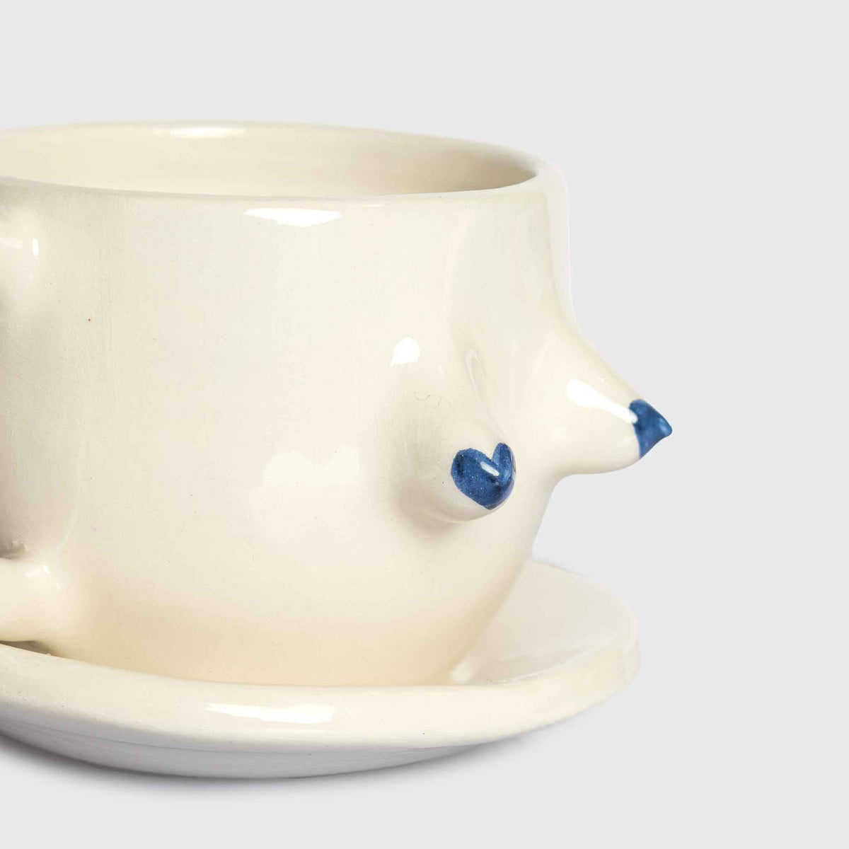 BOOB ESPRESSO BLUE NIPPLES mug